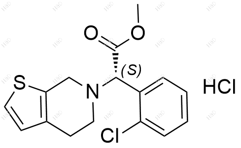 氯吡格雷EP杂质B(盐酸盐)结构式