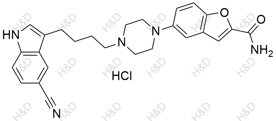 维拉佐酮(盐酸盐)结构式