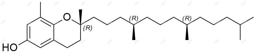 δ-生育酚结构式