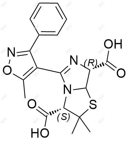 苯唑西林USP有关物质D结构式