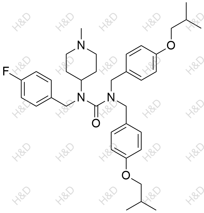匹莫范色林杂质12结构式