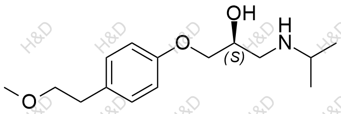 (S)-美托洛尔结构式