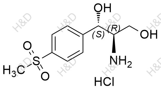 甲砜霉素杂质11（盐酸盐）结构式