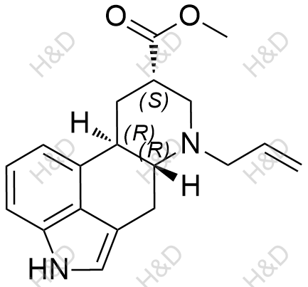卡麦角林杂质3结构式