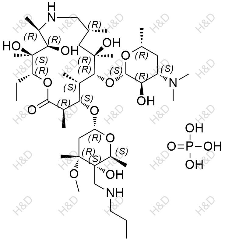 磷酸泰拉霉素结构式