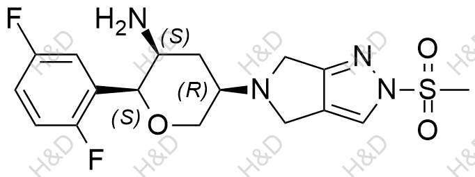 (2S,3S,5R)-奥格列汀结构式