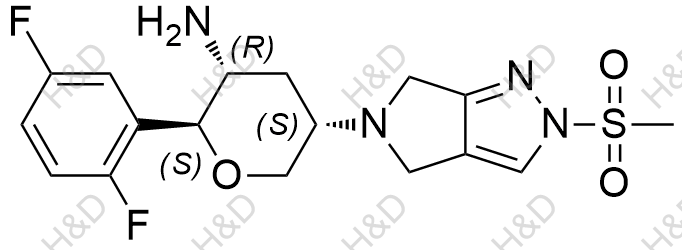 (2S,3R,5S)-奥格列汀结构式