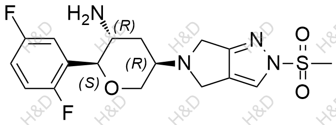 (2S,3R,5R)-奥格列汀结构式
