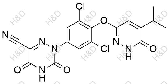 瑞司美替罗（MGL-3196）化学结构式