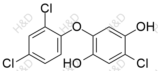 三氯生杂质1结构式