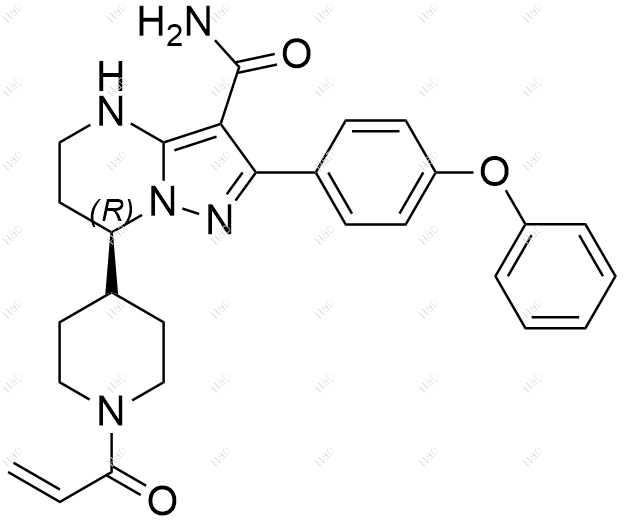 (R)-泽布替尼结构式