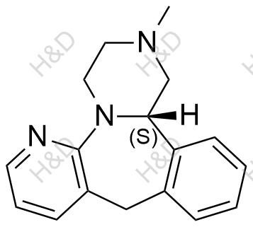 (S)-米氮平结构式