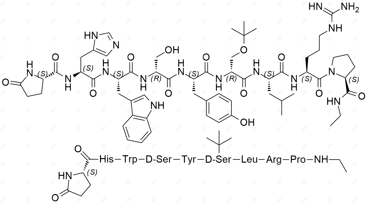 布舍瑞林EP杂质B结构式