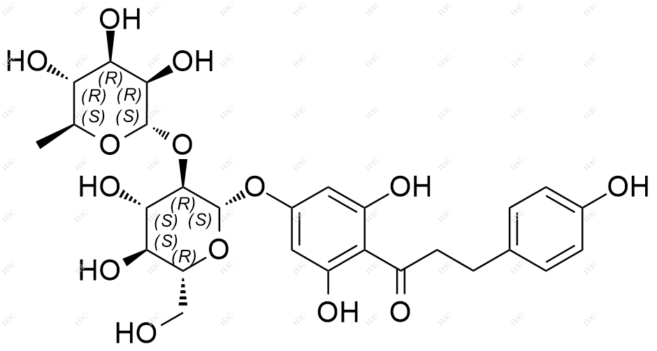 新橙皮苷二氢查尔酮EP杂质D结构式