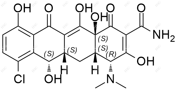 地美环素EP杂质B结构式
