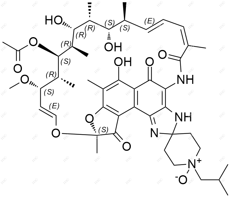利福布汀 N-氧化物结构式