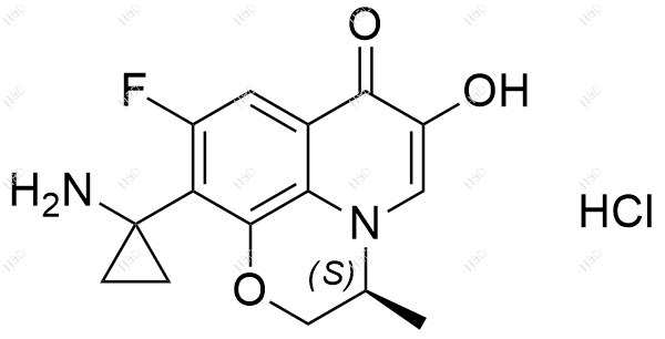 帕珠沙星杂质4(盐酸盐)结构式