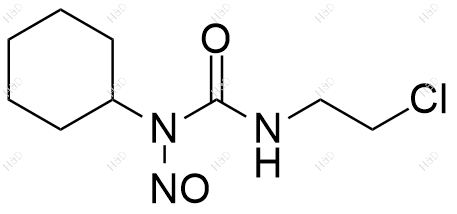 3-(2-氯乙基)-1-环己基-1-亚硝基脲结构式