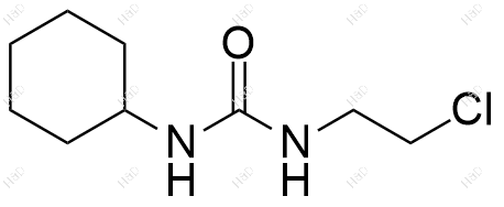 1-(2-氯乙基)-3-环己基脲结构式