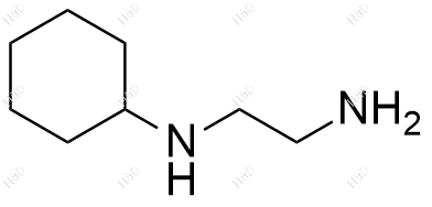 N'-环己基乙烷-1,2-二胺结构式