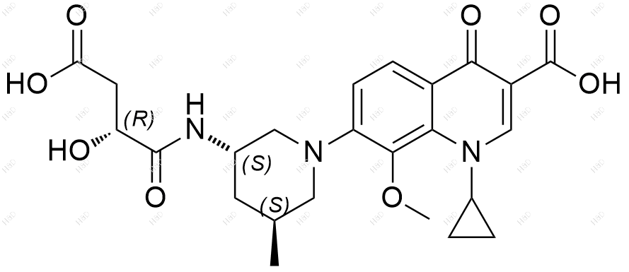 奈诺沙星杂质24化学结构式