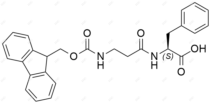 Fmoc-β-Ala-Phe-OH化学结构式