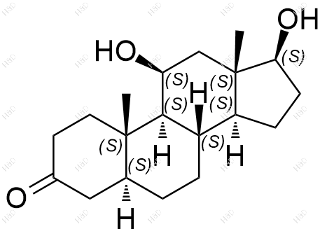 11β-羟双氢睾酮结构式