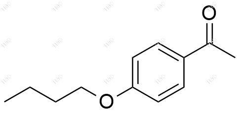 1-(4-丁氧基苯基)乙酮结构式