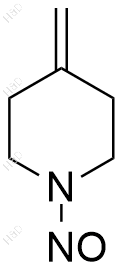 4-亚甲基-1-亚硝基哌啶化学结构式