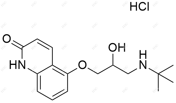 盐酸卡替洛尔EP杂质H结构式