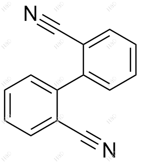 2-(2-氰基苯基)苯甲腈化学结构式