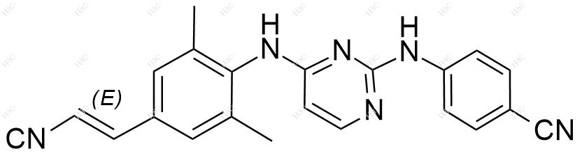 利匹韦林化学结构式