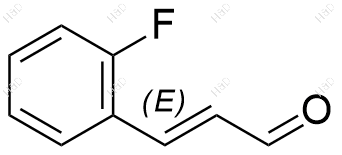 2-氟肉桂醛化学结构式
