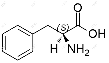 L-苯丙氨酸结构式