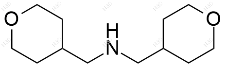 双((四氢-2H-吡喃-4-基)甲基)胺化学结构式