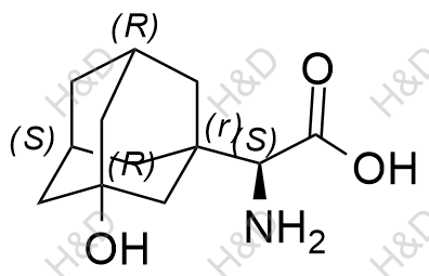 沙格列汀杂质1结构式