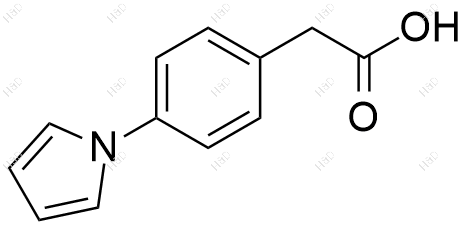 2-(4-(1H-吡咯-1-基)苯基)乙酸结构式