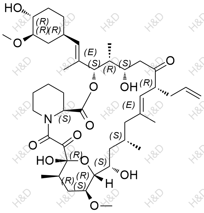 他克莫司 15-DMT结构式